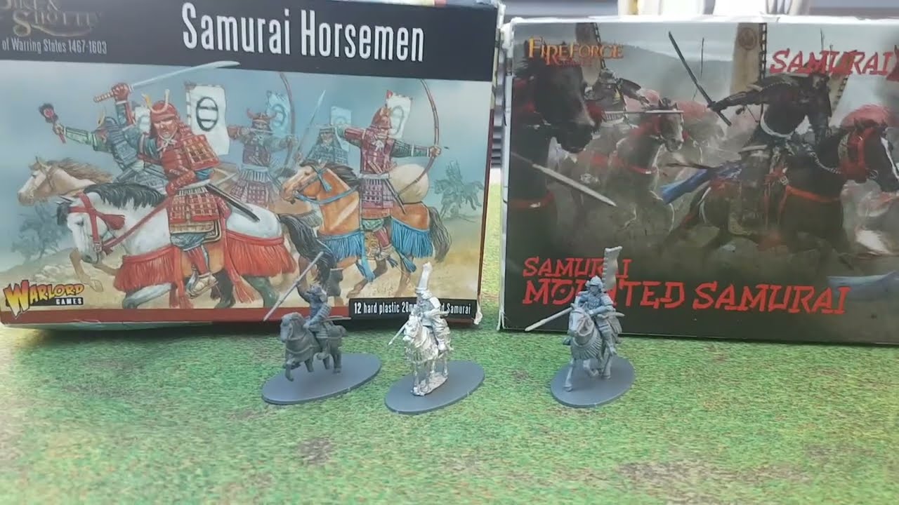 28mm Samurai, Warlord, Perry and Fireforge.