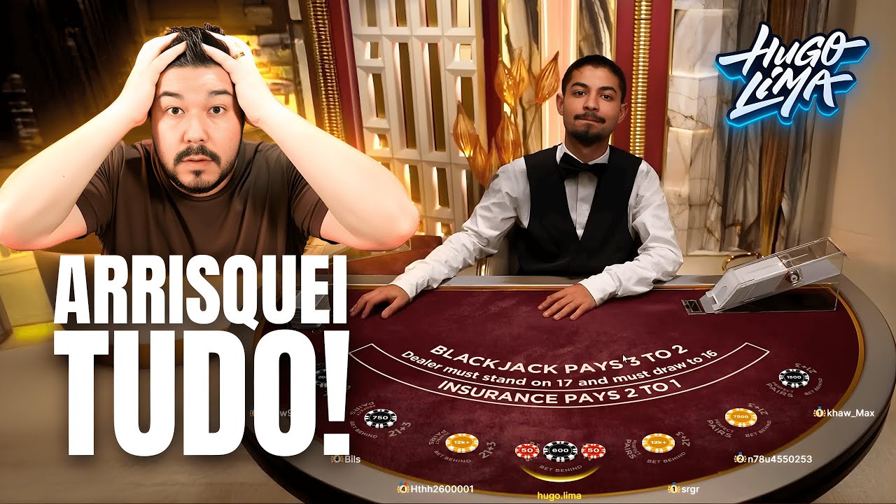 A MESA VIP de BLACKJACK QUASE ME QUEBROU, MAS...