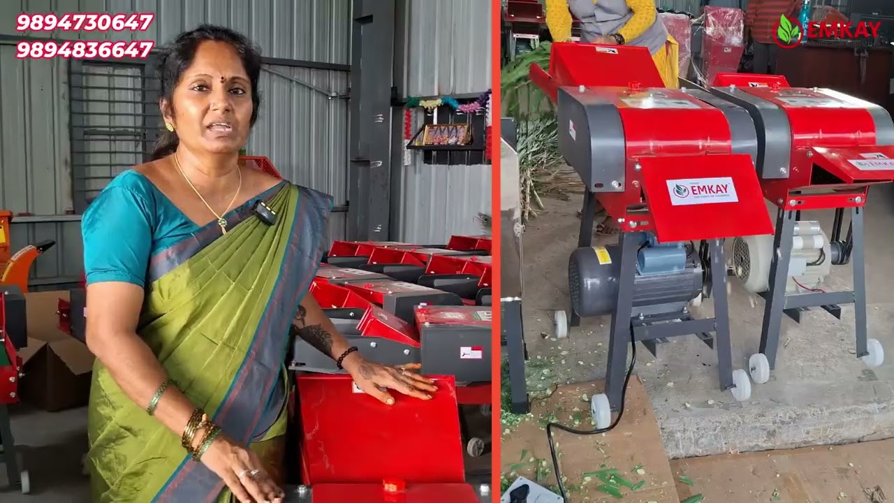 🦁 Emkay LEO Chaff Cutter – சக்திவாய்ந்த 3HP மோட்டர் உடன்! 🦁🌾