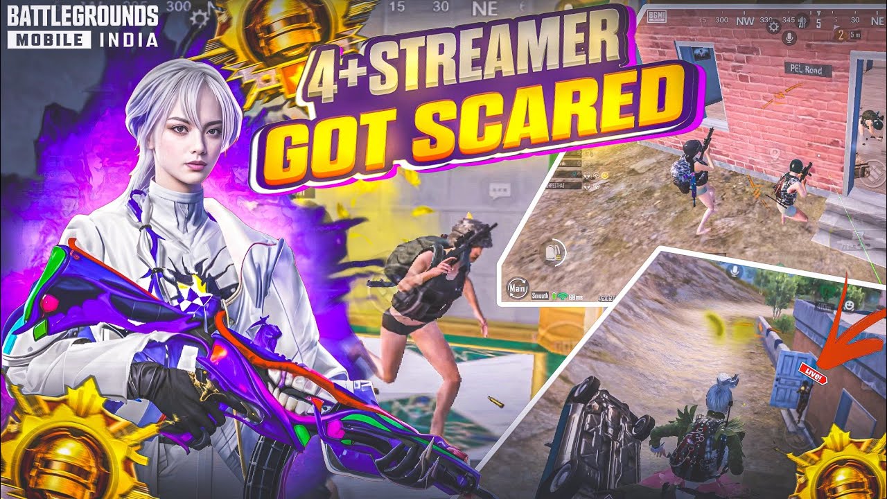 4+Streamer‘s Got Scared OF ME!😱 Fatest Cluthes with iphone 11🔥 | BGMI