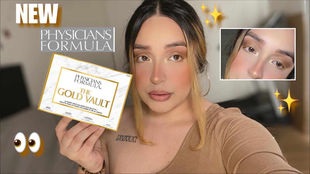 NEW PHYSICIANS FORMULA THE GOLD VAULT PALETTE-FIRST IMPRESSIONS/REVIEW | JESSICA CABALLERO