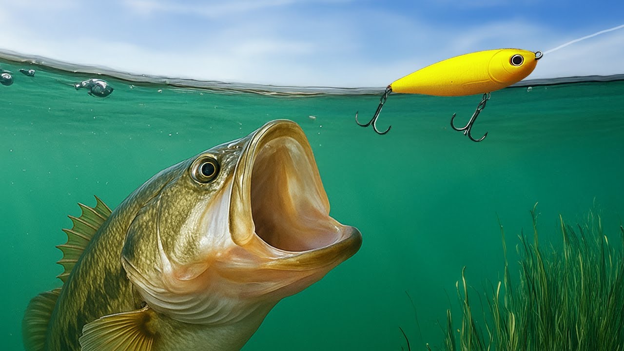 Рыболовное состязание Topwater против Pond Monster