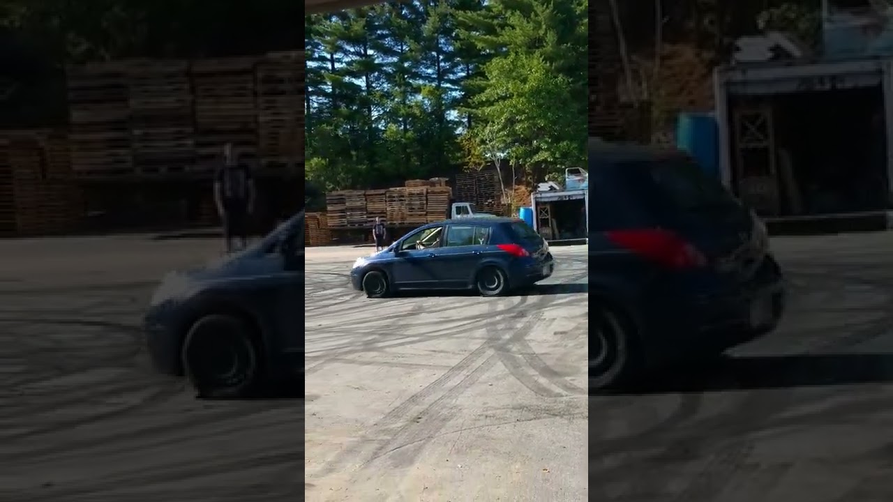 who says ya can't drift fwd 🤣. #drift #fwddrift #frontwheeldrive #603 #donut #burnout #nh