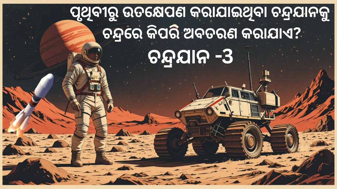 ପୃଥିବୀରୁ ଉତକ୍ଷେପଣ କରାଯାଇଥିବା ଚନ୍ଦ୍ରଯାନକୁ ଚନ୍ଦ୍ରରେ କିପରି ଅବତରଣ କରାଯାଏ?  ଚନ୍ଦ୍ରଯାନ -3