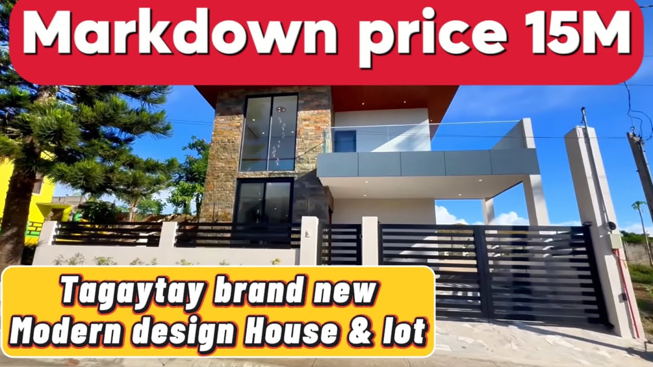 NOV-896-26 Tagaytay brand new modern design house and lot complete amenities 24/7 security