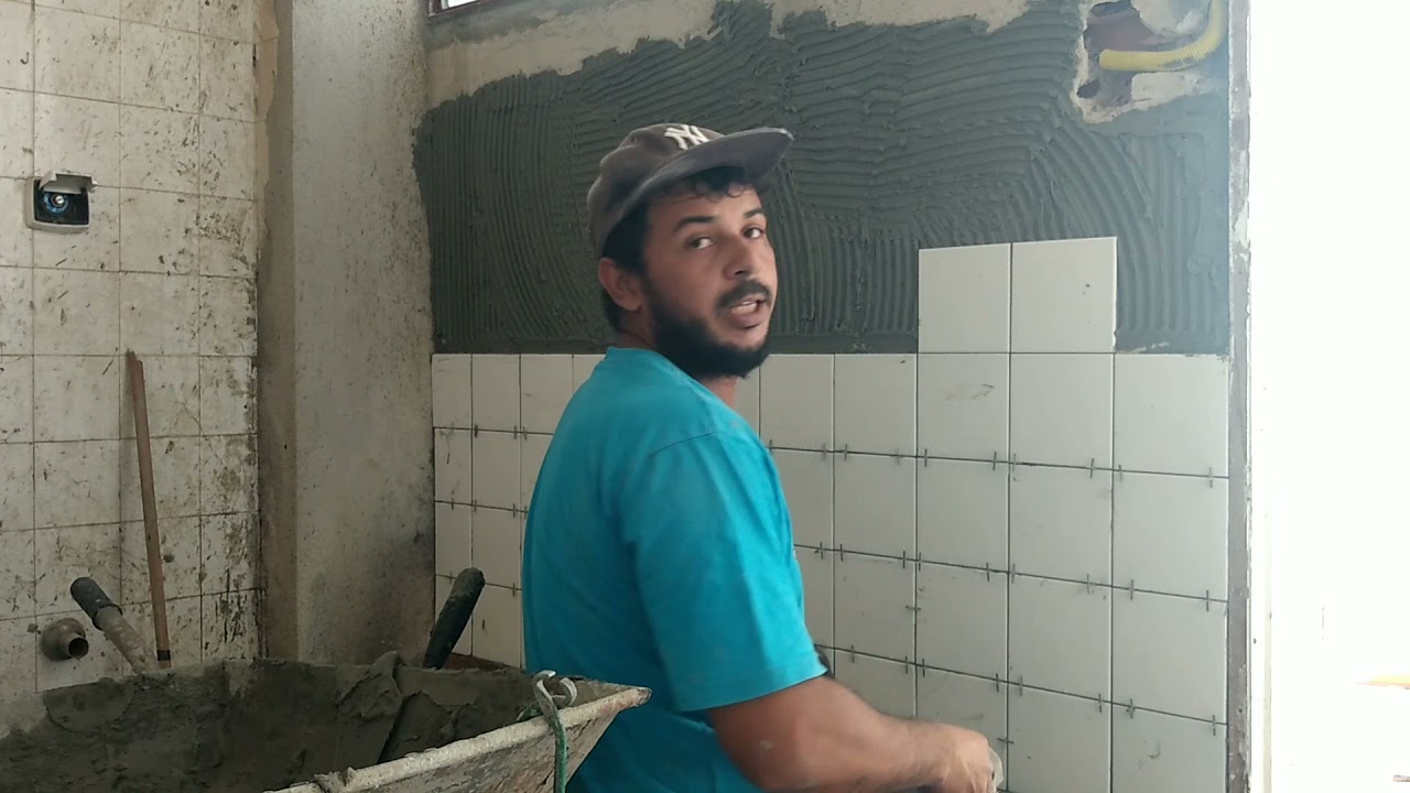 Colocando pastilha de 10x10