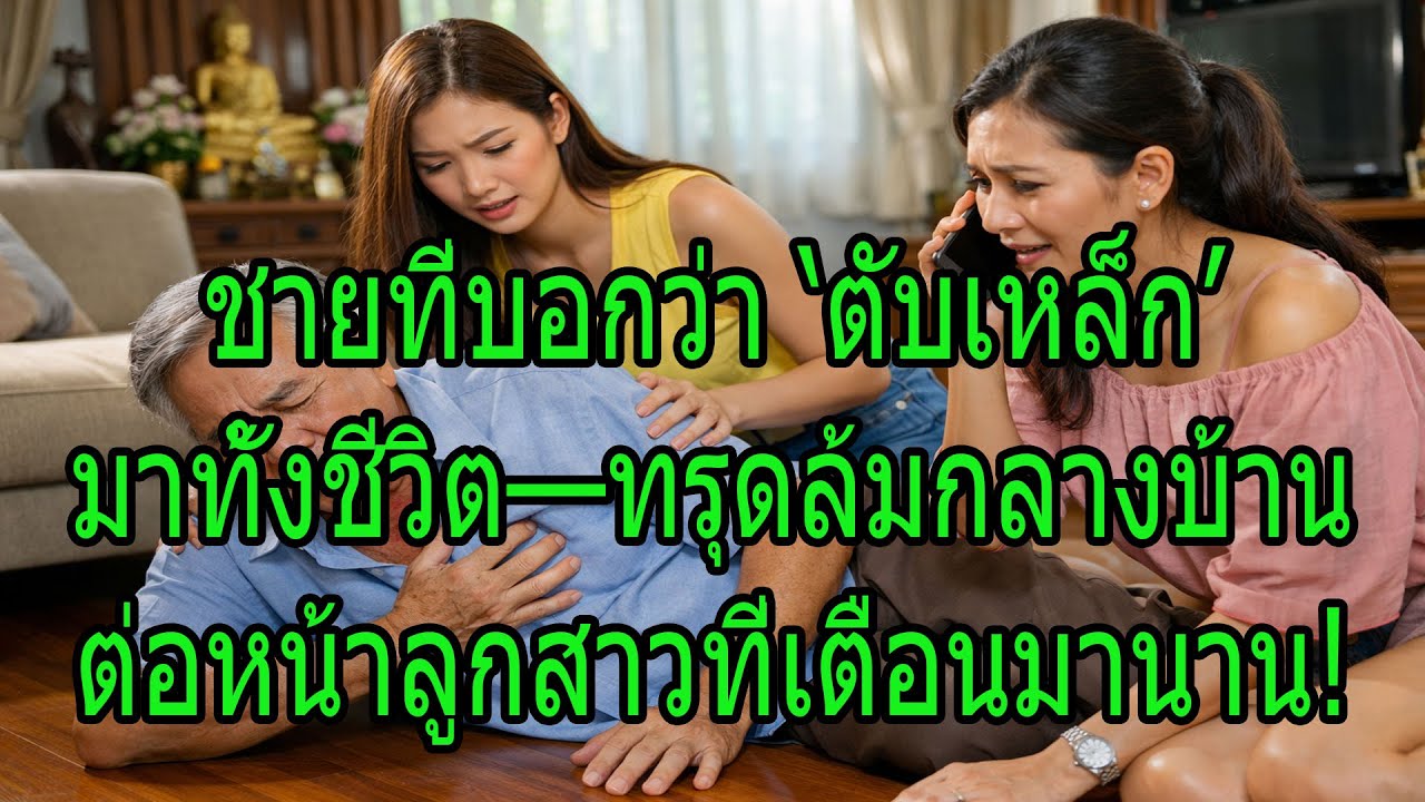 ชายที่บอกว่า ‘ตับเหล็ก’ มาทั้งชีวิต—ทรุดล้มกลางบ้าน ต่อหน้าลูกสาวที่เตือนมานาน!