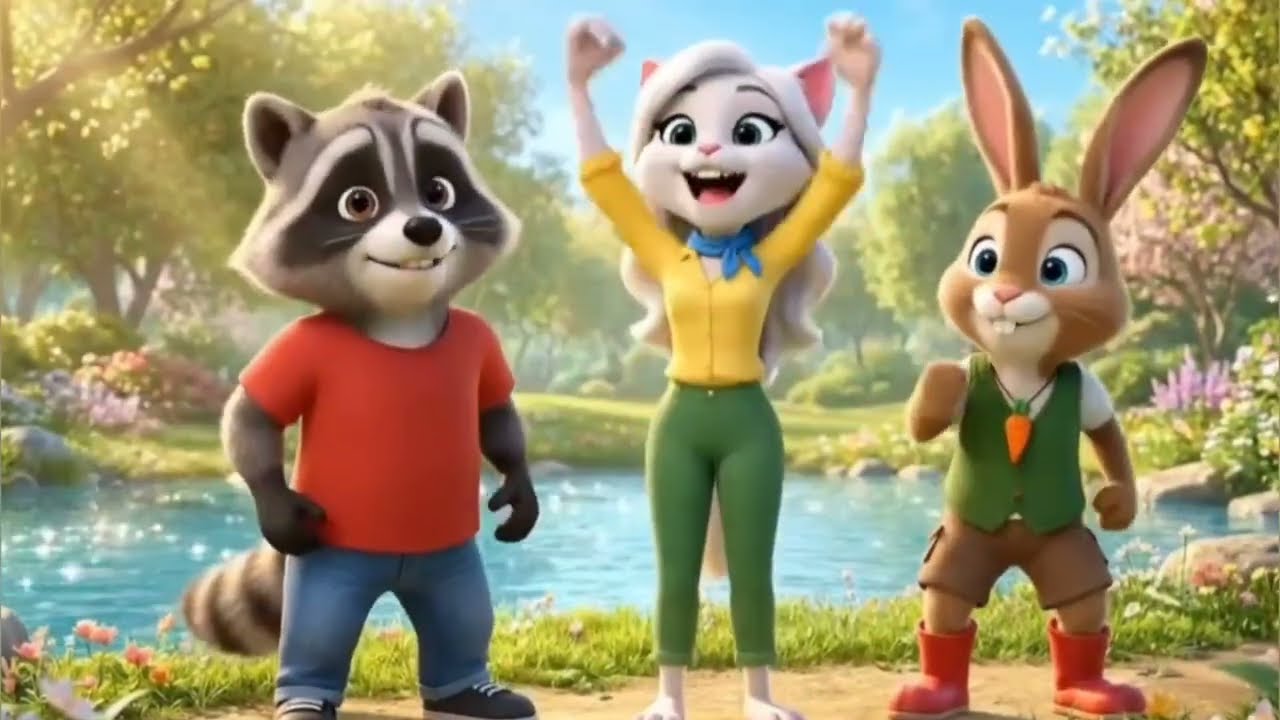 The Magic Berry Bounce: Whiskers' Funny Adventure with Friends