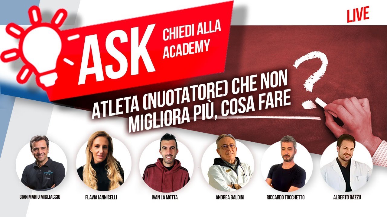 ASK | Un atleta di nuoto  che non migliora più da 2 anni, cosa fare?