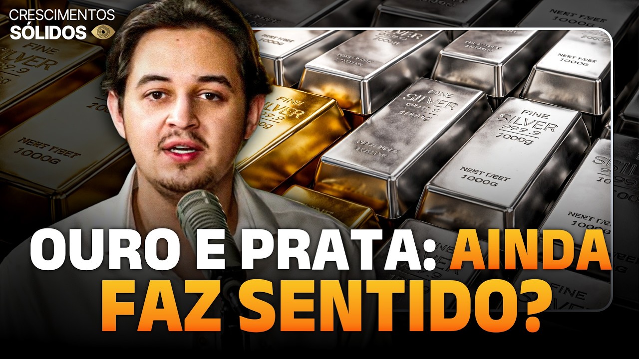 OURO e PRATA DISPARAM: ainda faz sentido INVESTIR ou JÁ ERA?