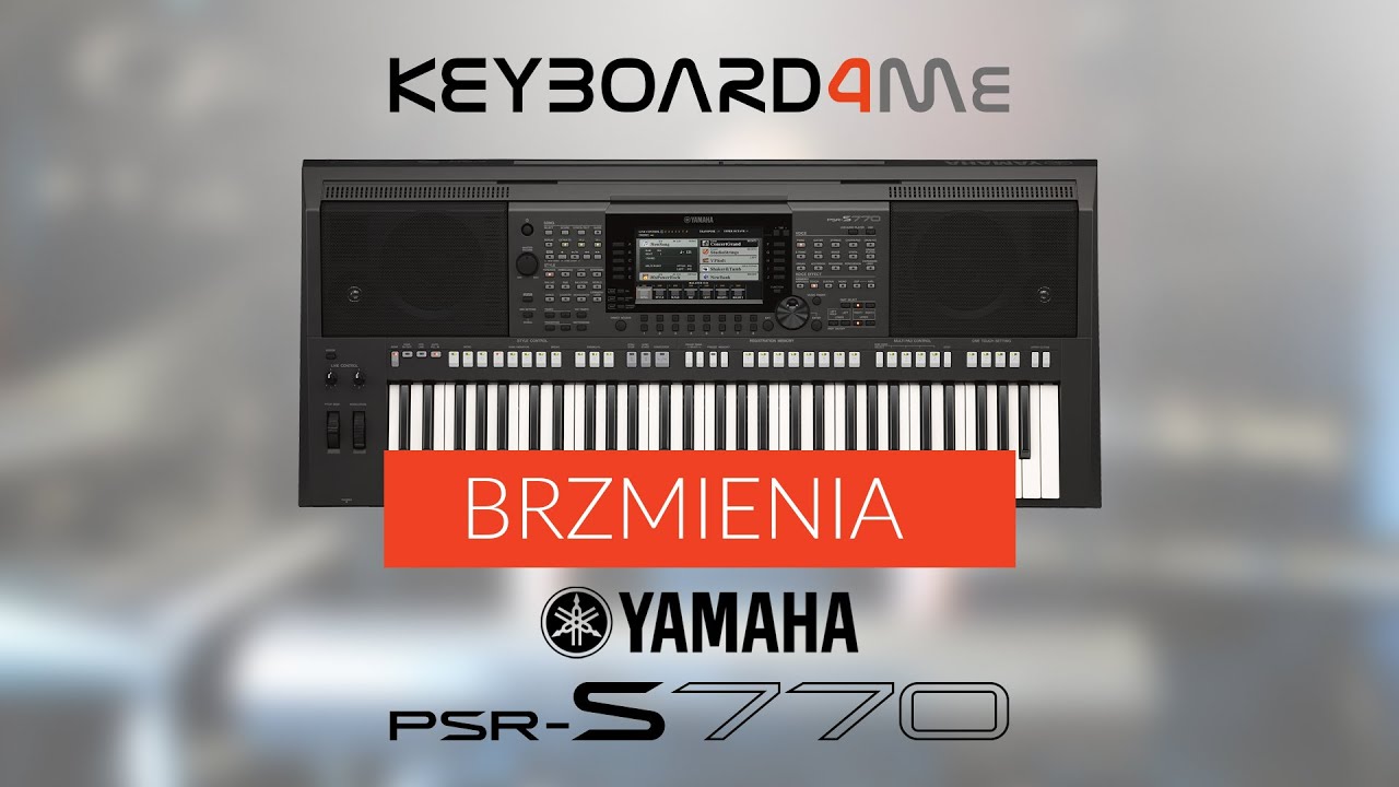 Yamaha PSR-S770 - Brzmienia - Voices - Keyboard4me.pl
