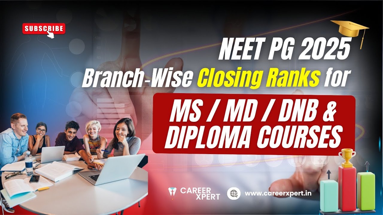 NEET PG 2025: Branch‑Wise Closing Ranks for MS / MD / DNB & Diploma Courses