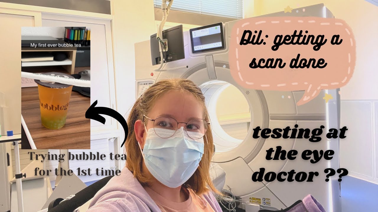 vlog 39 | getting a scan done + eye doctor appt. + trying boba for the 1st time !!