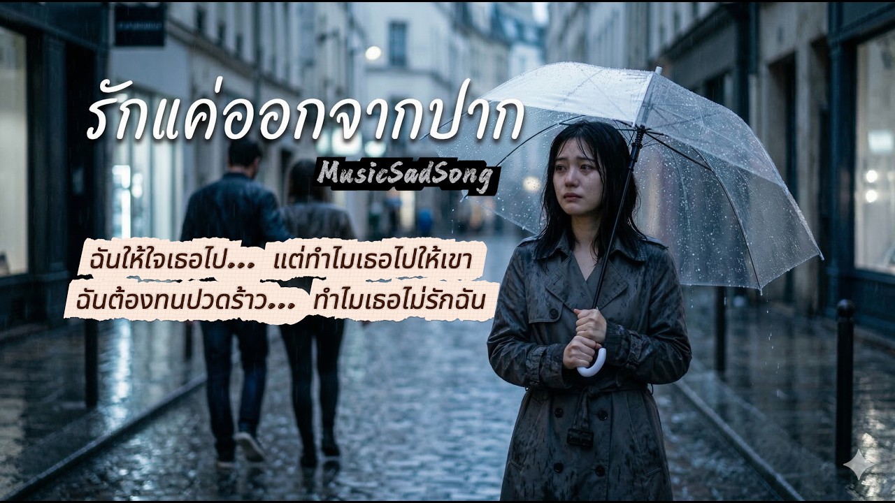 รักแค่ออกจากปาก - MusicSadSong (Official Audio)