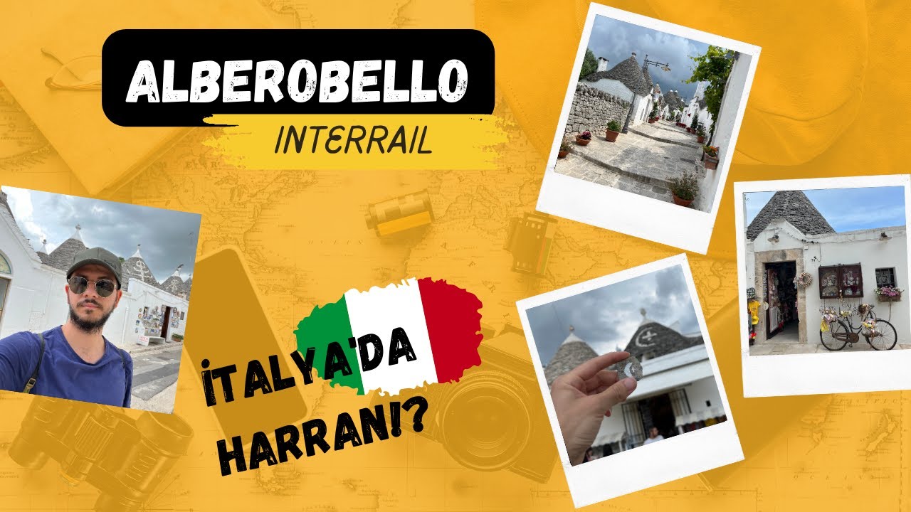 Bu Evler Neden Böyle!? | İtalya'nın Harranı: Alberobello (Puglia) | İtalya Interrail Vlog