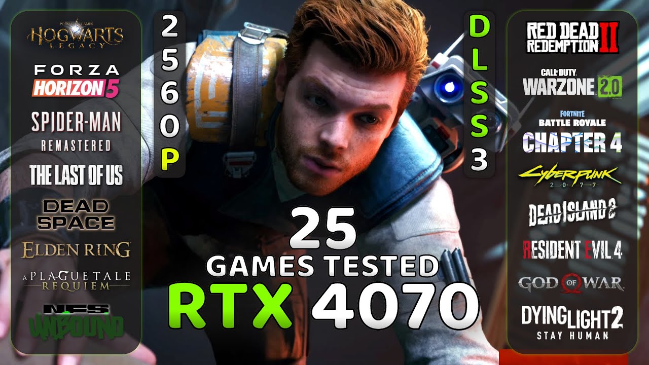 RTX 4070 Test In 4K With 25 Games 🔥 | Ray Tracing - DLSS 3