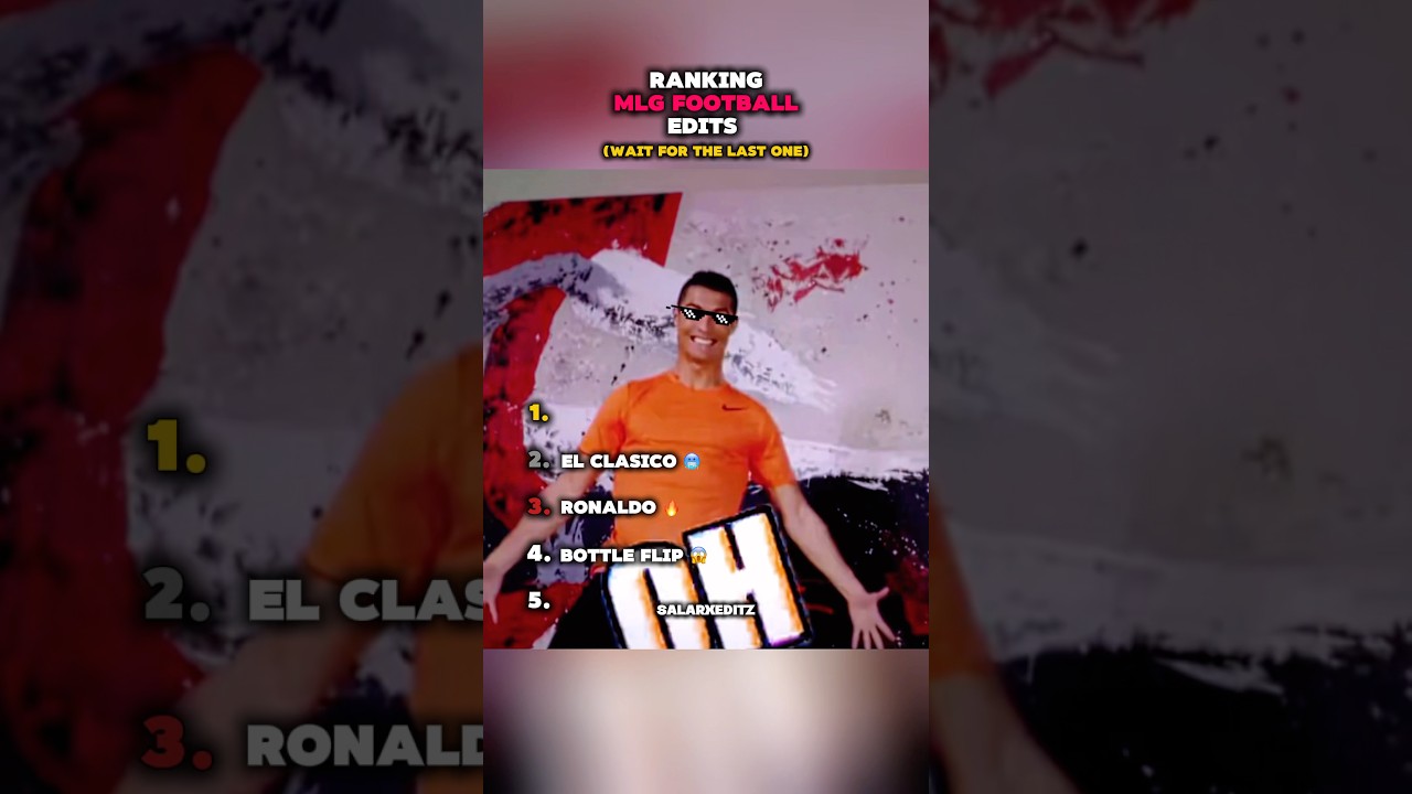Ranking MLG Football Edits #shorts #football #ranking