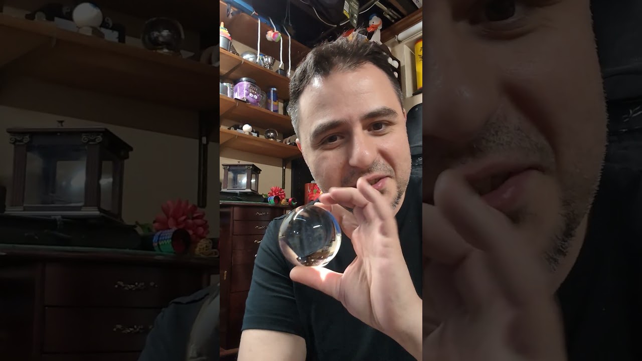 Multiple use of magic props part 6 Crystal ball wizard looking sphere card prediction MAGIC TRICK