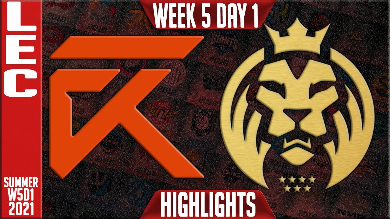 XL vs MAD Highlights | LEC Summer 2021 W5D1 | Excel Esports vs MAD Lions