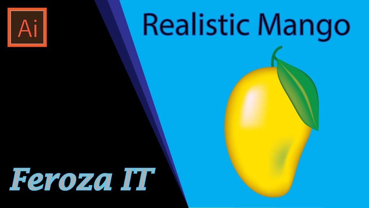 Adobe Illustrator CC - How to draw a realistic mango