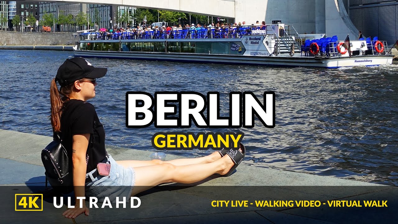 4K Прогулка по Берлину с речным круизом на круизном лайнере Spree River Cruise Berlin