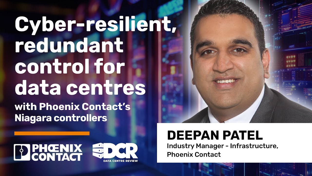 Cyber-resilient, redundant control for  data centres with Phoenix Contact’s Niagara controllers