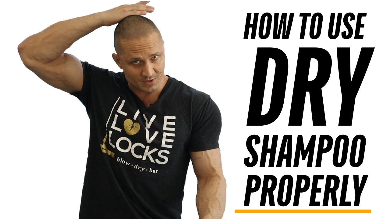 How to properly use dry shampoo