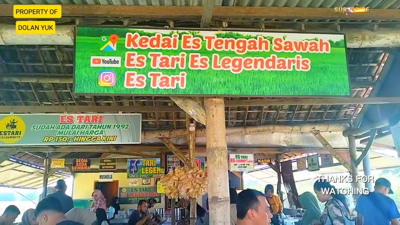 Viral !! ES TARI II ES TENGAH SAWAH KEDIRI