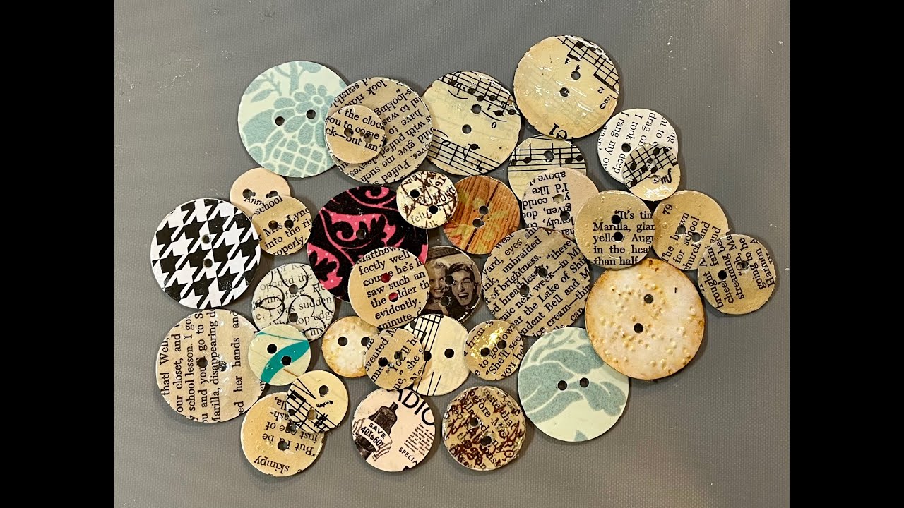 Tutorial - Making Paper Buttons #MassMakeButtons