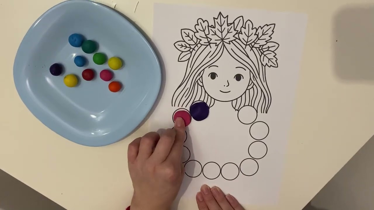 Ліплення «Намисто для Оленки»