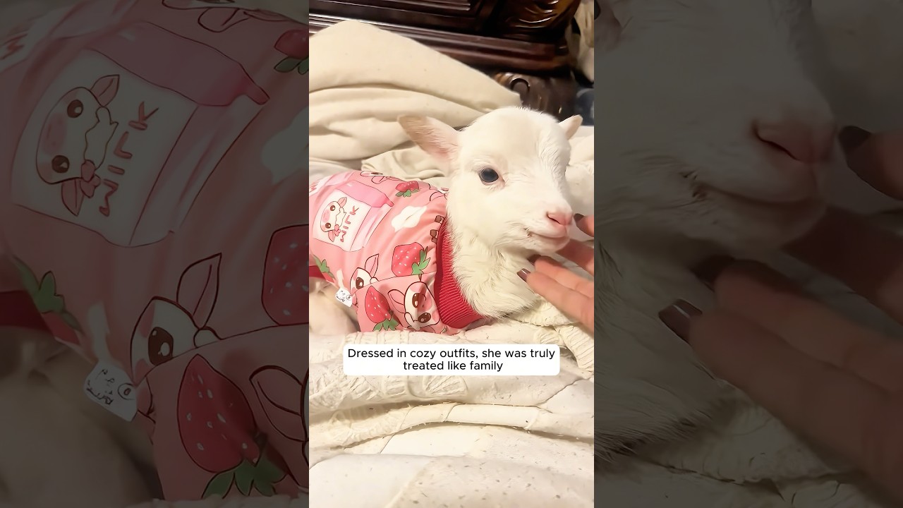 This family rescued a stuck lamb and then