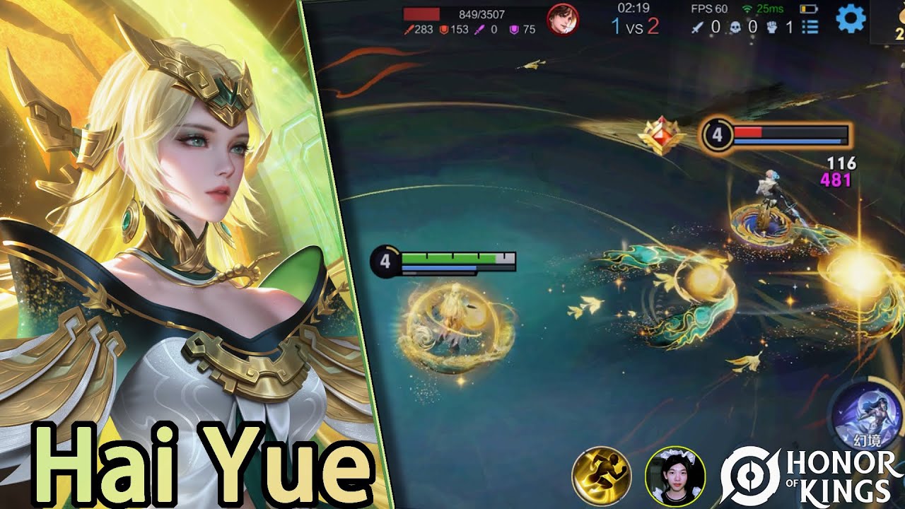 Honor of Kings（Hai Yue）Haiyue is a powerful heroine.｜Haiyue é uma heroína poderosa.