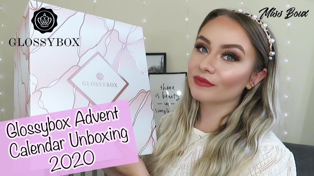 *СПОЙЛЕР* РАСПАКОВКА АДВЕНТ-КАЛЕНДАРЯ GLOSSYBOX 2020 И КОД СКИДКИ