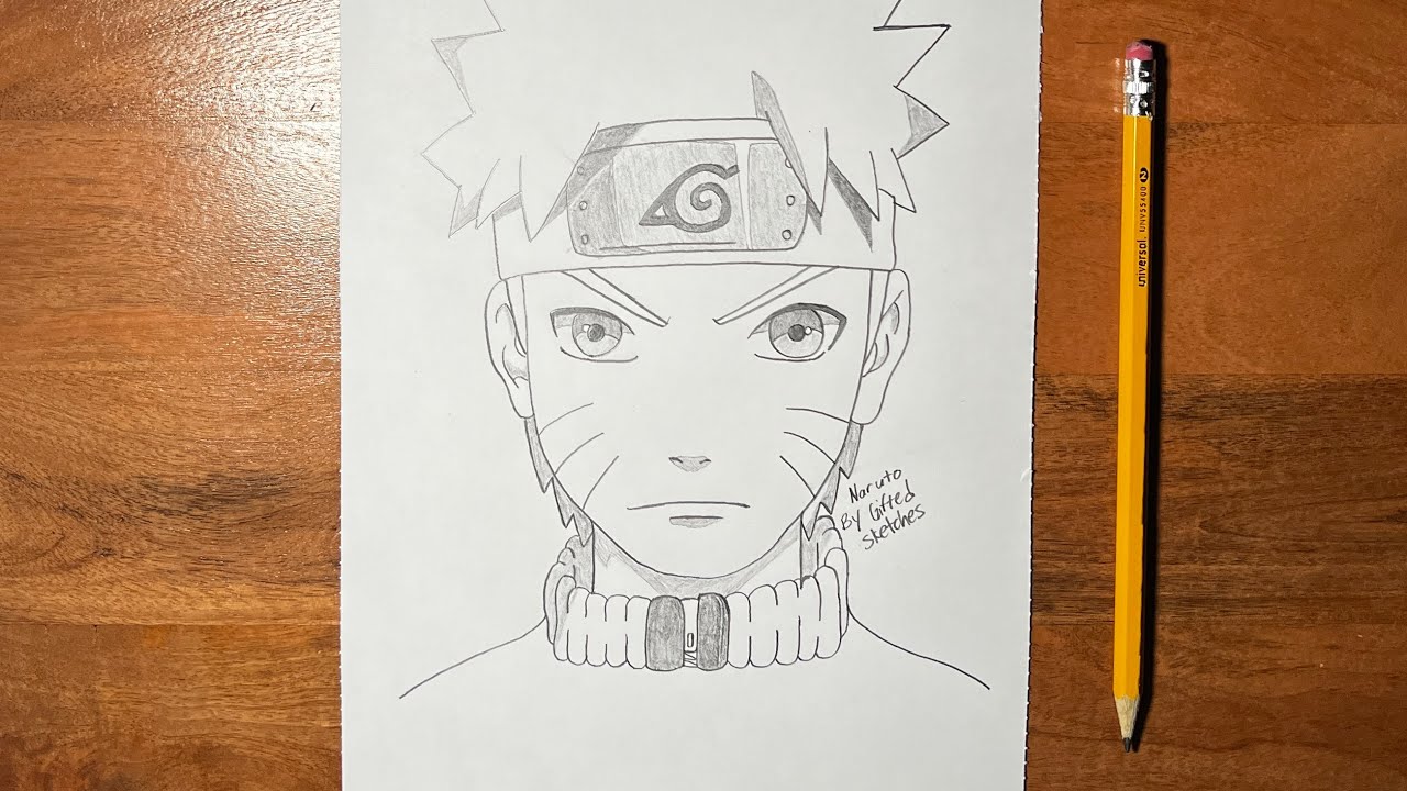 How to draw Naruto step by step | Anime Drawing | 