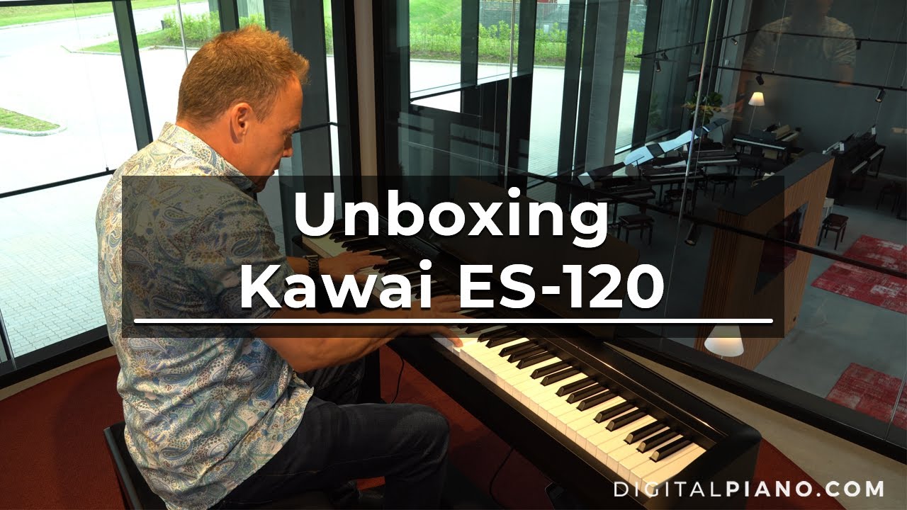 Unboxing and Assembly of Kawai ES-120 & stand | Digitalpiano.com