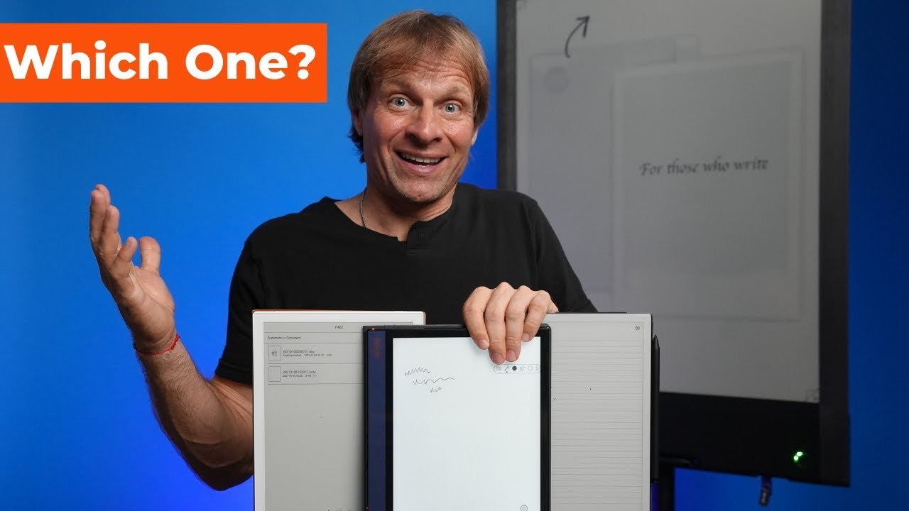 Which One? reMarkable 2, Supernote A5X, Onyx Note Air?