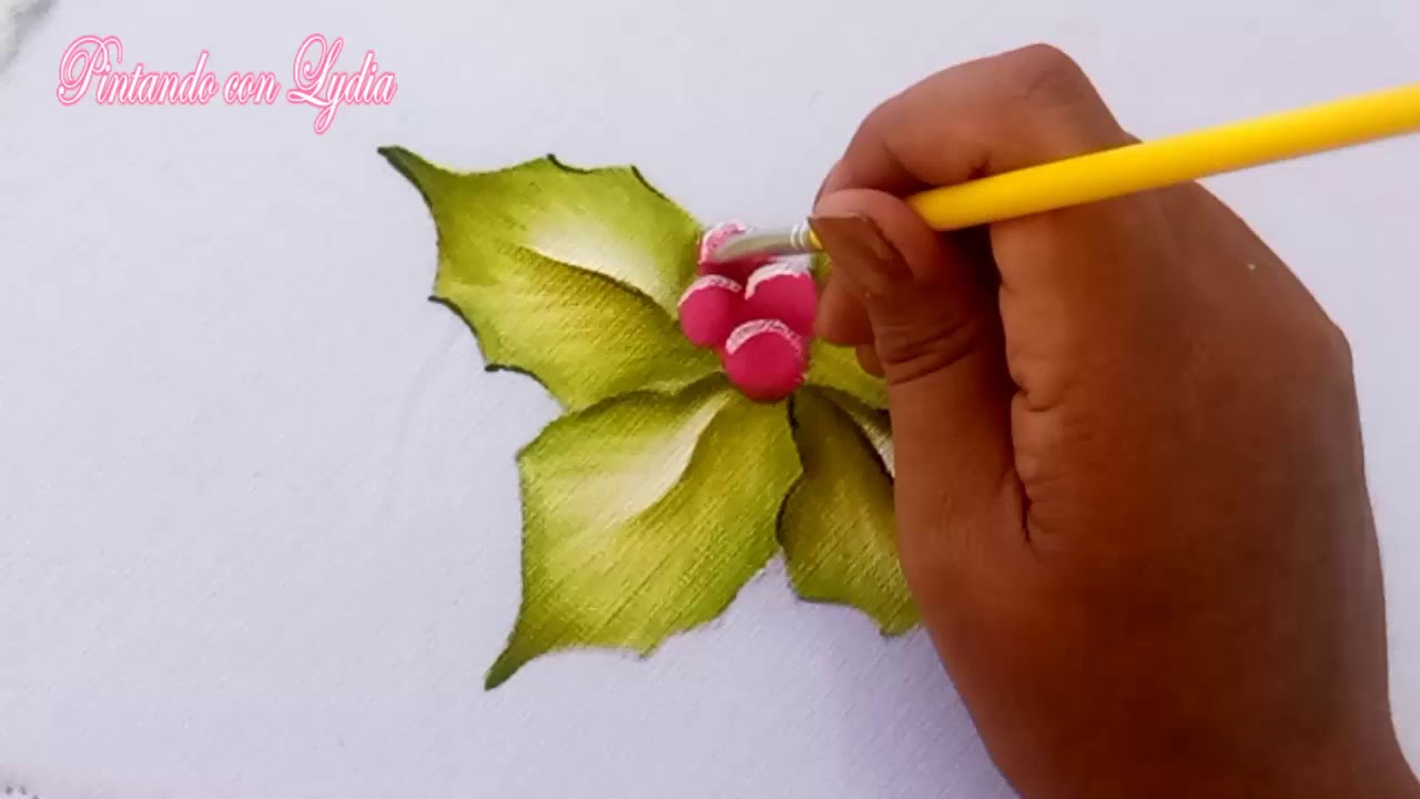 Manualides Para Navidad / Adorno Navideño / Hojas y Cerezas / DIY
