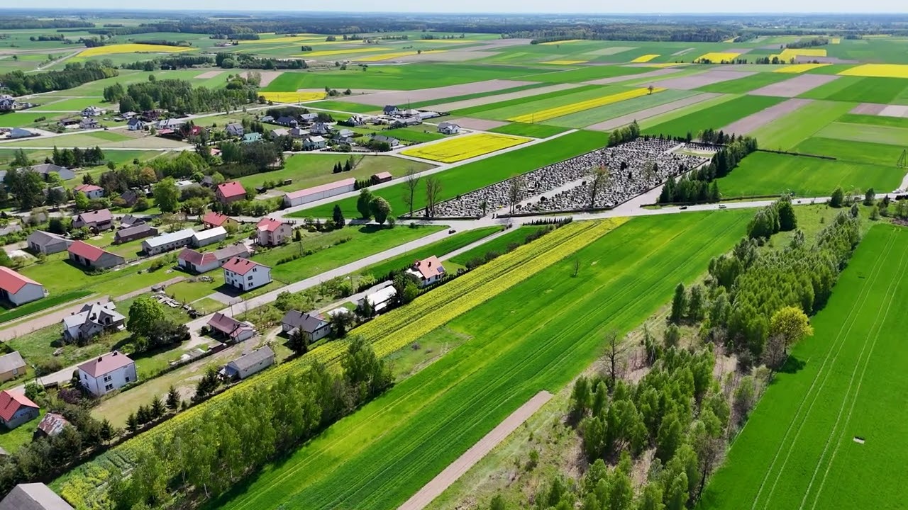 Wojcieszk&oacute;w z drona Maj 2025