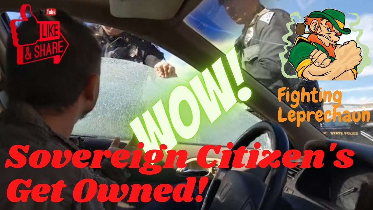 Sovereign Citizens get owned,  freeman of the land