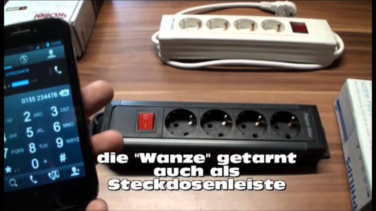 Abhören mit dem Handy Abhörgeräte Spionage Audioüberwachung Gsm Wanze