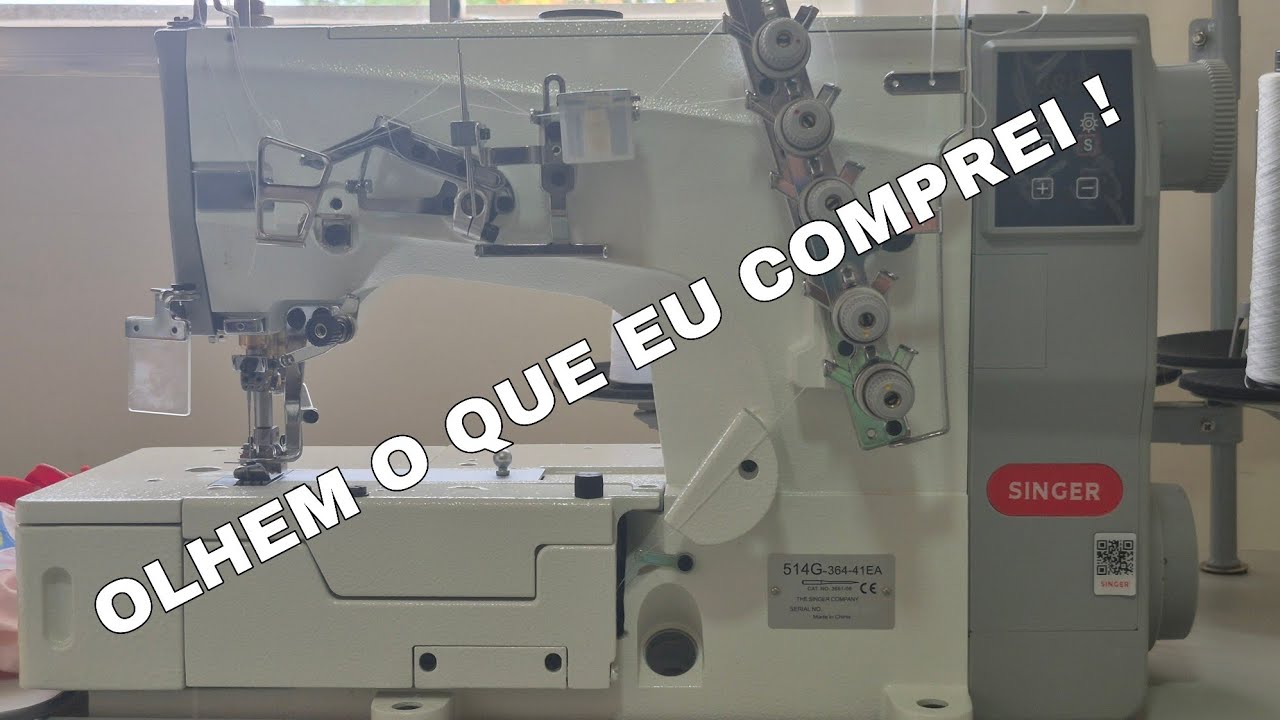 COMPREI NOVA MAQUINA PRO MEU TRABALHO !