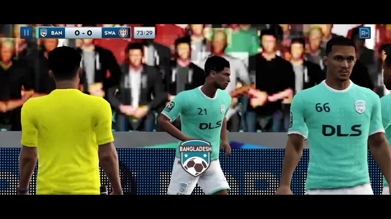 Bangladesh vs swansea part 2#dls #football 