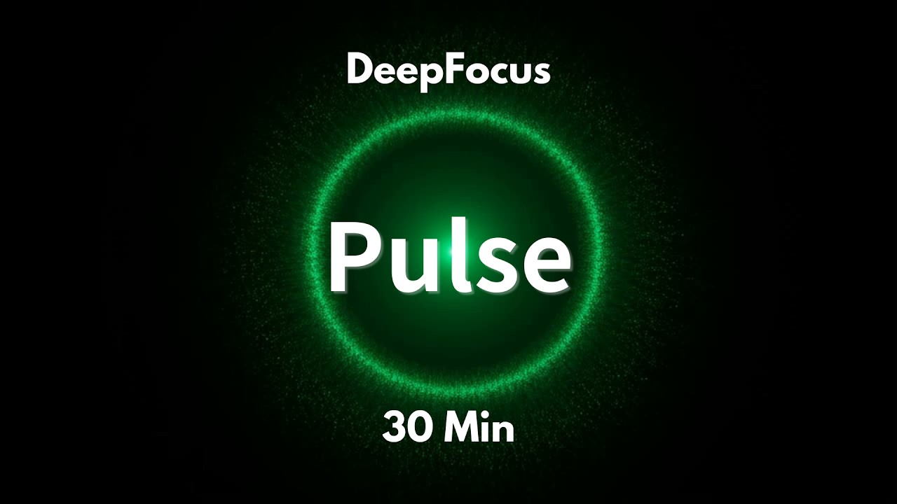 Deep Focus Pulse – 30 Min | Emerald Minimal Trance | No Lyrics | Coding / Study Flow Music