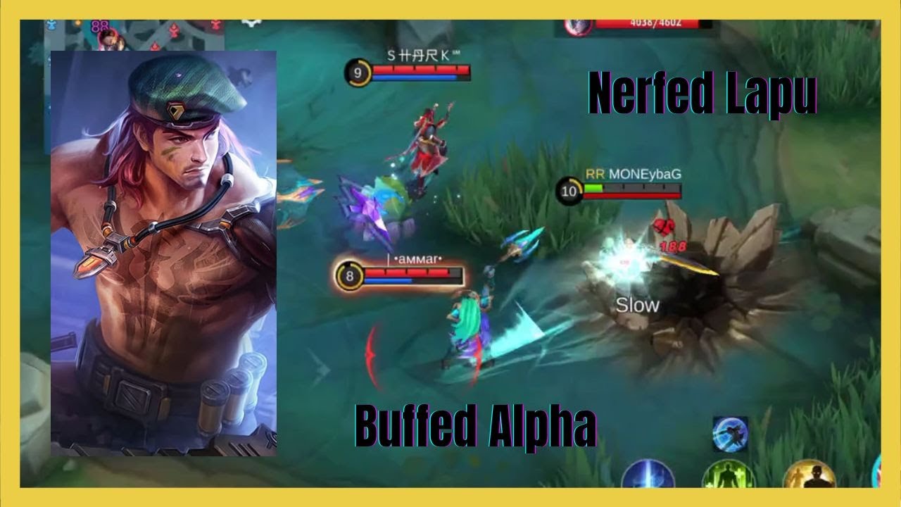 Nerfed Lapu vs Buffed Alpha | Lapu Lapu gameplay and build | Mobile Legends