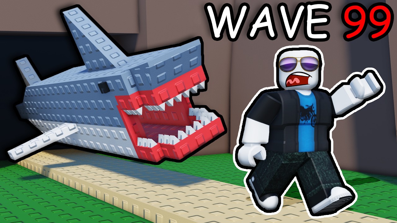 построение ЛУЧШЕЙ защиты в игре Roblox fish tower defense...