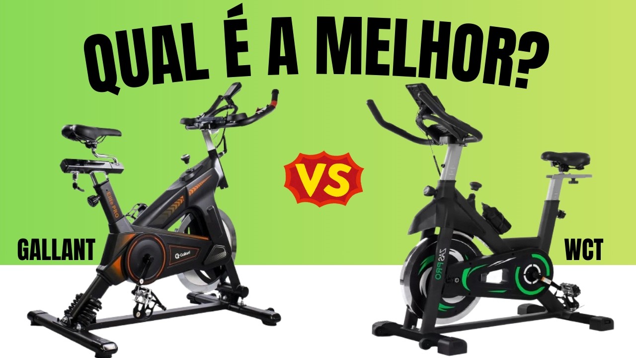 BICICLETA ERGOMÉTRICA Spinning WCT Fitness ou Gallant Elite: Qual BIKE SPINNING Comprar em 2026?