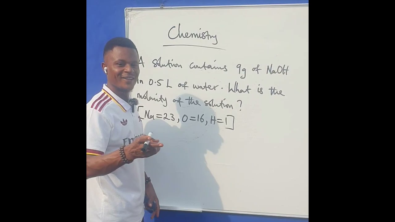 How to calculate the molarity of a solution when the mole is not given
