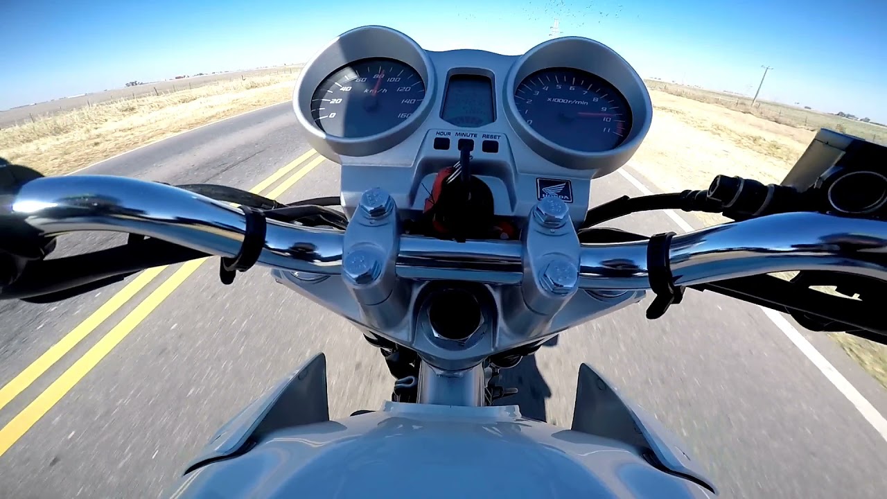 Velocidad final GPS HONDA CBX 250 TWISTER