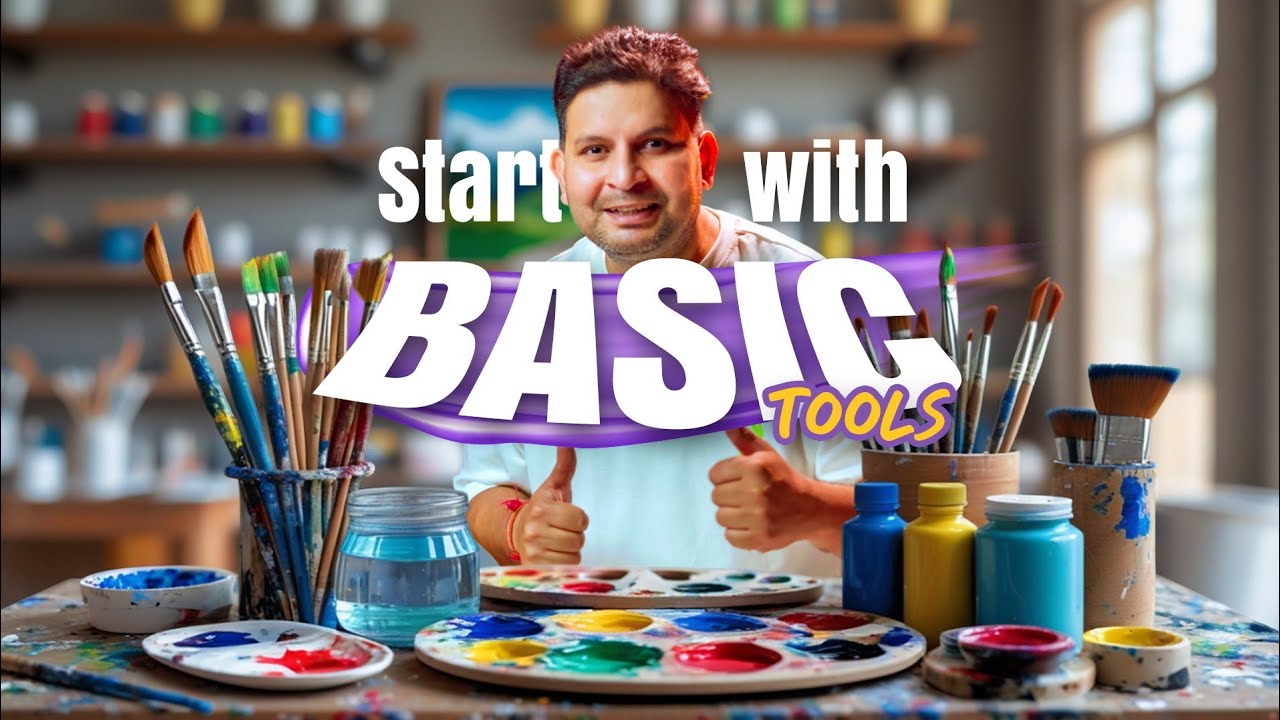 Top 10 Painting Tools for Beginners | Must Have Art Supplies to Start Painting in 2025.