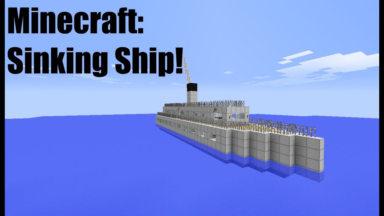 Minecraft: The Sinking Of Calebluck's Yacht